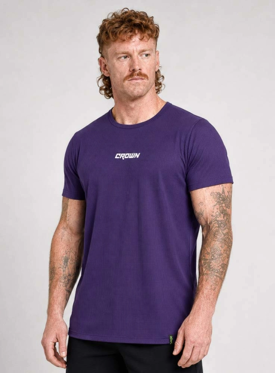 Camiseta Crown Polytech Roxa Produto Camiseta Crown Polytech Roxa