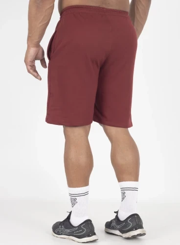 Bermuda Crown Trad Moletom Bodybuilding Bordada  Bordô 