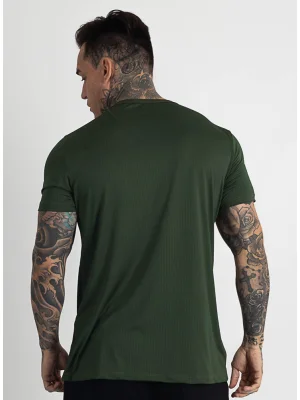 Camiseta Crown Dry Fit ice Hard Verde Militar Produto Camiseta Crown Dry Fit ice Hard Verde Militar