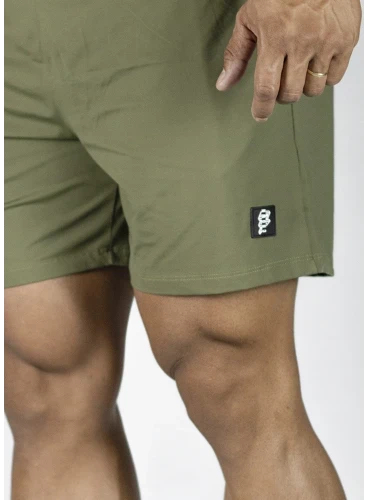 Bermuda Crown Poliamida Curta Verde Militar Produto Bermuda Crown Poliamida Curta Verde Militar