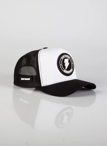 Boné Crown Training Trucker Preto e Branco