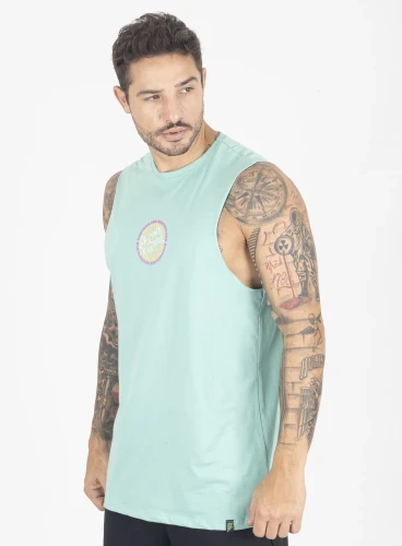 Produto Regata Crown New Tank Globe Verde Claro 