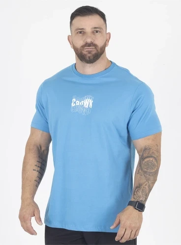 Camiseta Crown Training Wave Azul Produto Camiseta Crown Training Wave Azul