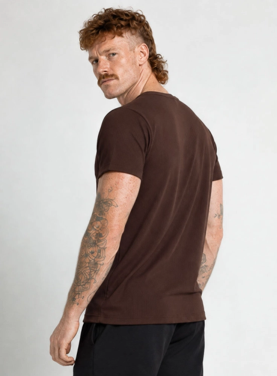 Produto Camiseta Crown Polytech Mini Logo Marrom