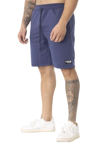 Produto Bermuda Crown Moletom Tradicional Azul Marinho 