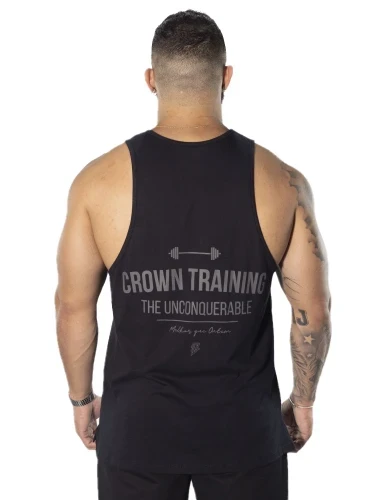 Regata Delt Crown Training Black Produto Regata Delt Crown Training Black
