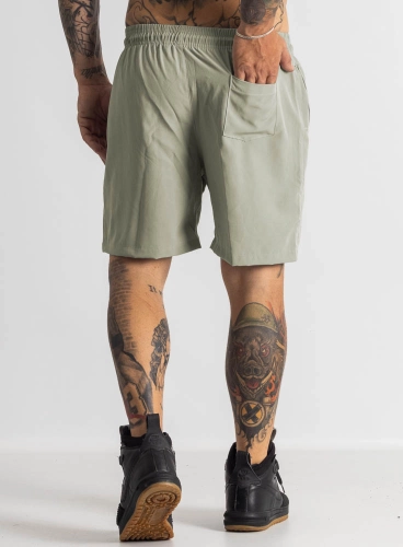 Bermuda Crown Training Tactel Verde Khaki Produto Bermuda Crown Training Tactel Verde Khaki