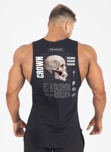 Regata Crown Tank BoneRage Preta