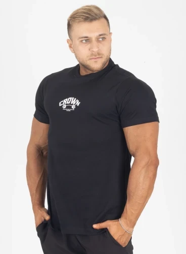 Produto Camiseta Preta Dumbbell Crown Training