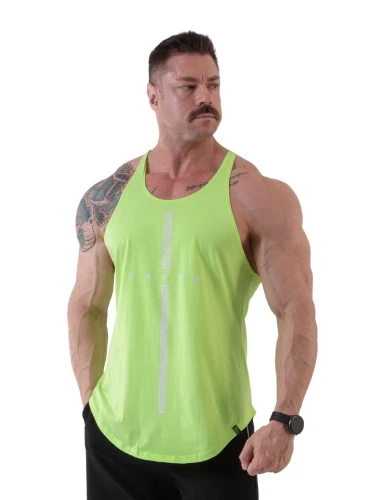 Produto Regata Cavada Crown Tribal Verde Neon