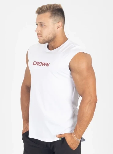 Regata Crown Japonesa Standard Branco Produto Regata Crown Japonesa Standard Branco