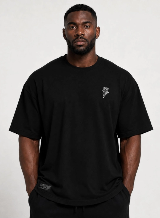 Produto Camiseta Oversized Forjado Preta