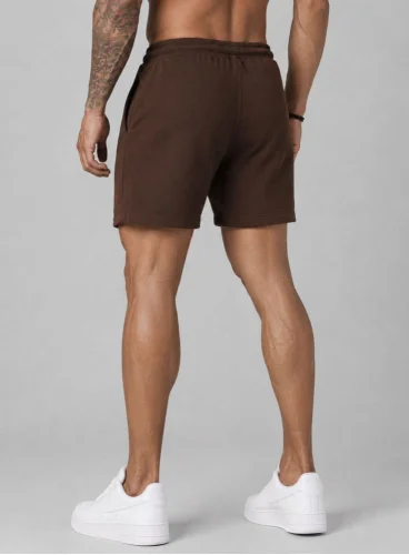 Bermuda Crown Moletom Curta Raio Bordada Marrom Produto Bermuda Crown Moletom Curta Raio Bordada Marrom