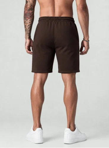 Bermuda Crown Moletom Tradicional Dark Bordada Marrom Produto Bermuda Crown Moletom Tradicional Dark Bordada Marrom