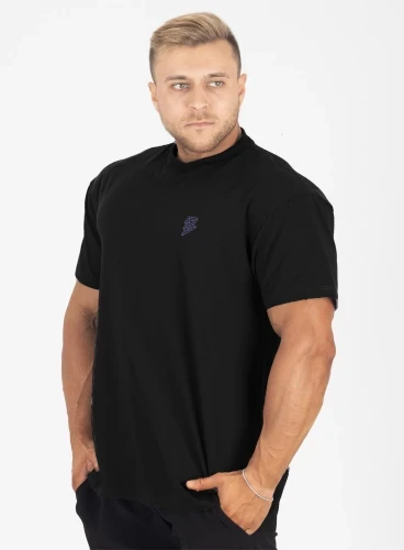 Camiseta Oversized Preta Greek Produto Camiseta Oversized Preta Greek