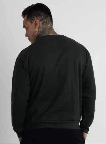 Produto Blusa de Moletom Crown Training OldStyle Verde Escuro