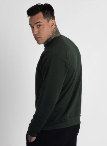 Produto Blusa de Moletom Crown Training OldStyle Verde Escuro