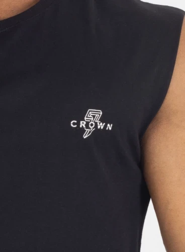 Produto Regata Crown Japonesa Blaze Reps Preto 