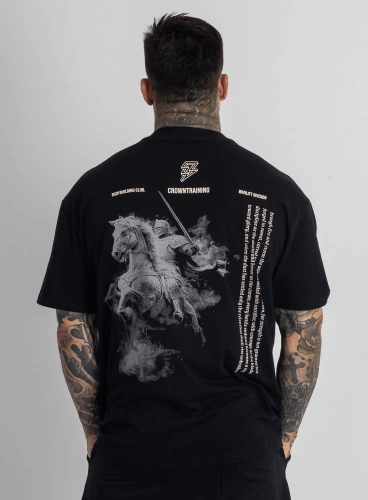 Produto Camiseta Oversized Warlift Knight Preta