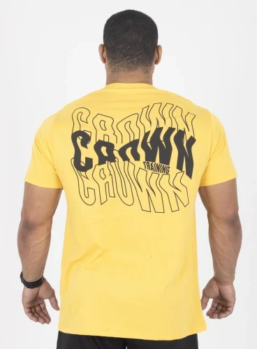 Camiseta Crown Training Wave Amarelo Produto Camiseta Crown Training Wave Amarelo