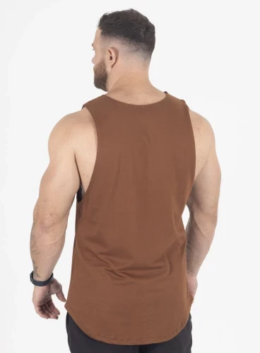 Regata Crown Tank Bubble Marrom Produto Regata Crown Tank Bubble Marrom