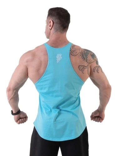 Produto Regata Cavada Crown Bodybuilder Club Azul