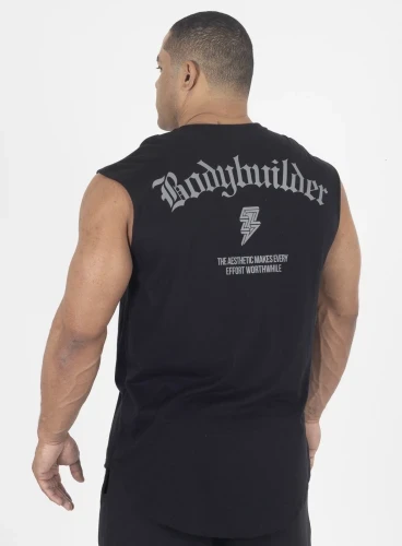 Regata Crown Japonesa Bodybuilding  Preto 