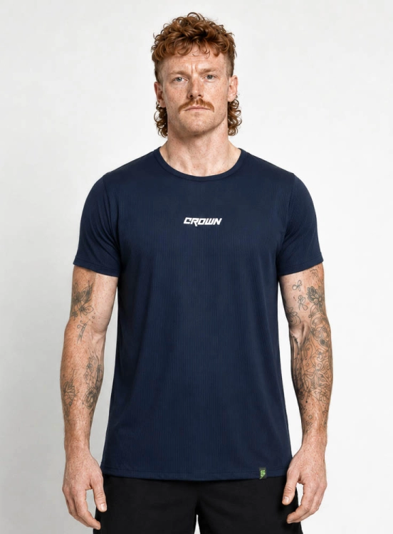 Produto Camiseta Crown Polytech Azul Marinho