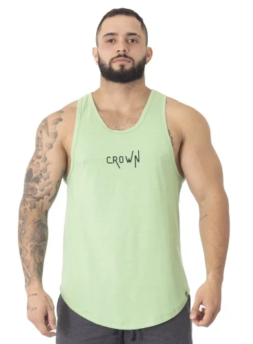Produto Regata Crown Trad Verde Basica