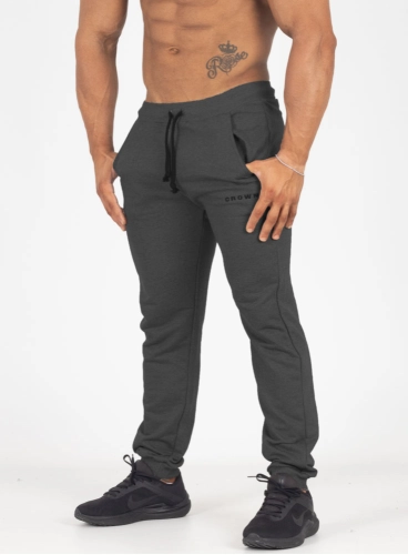 Cal&ccedil;a Crown Training Moletom Dark Mescla Escuro 