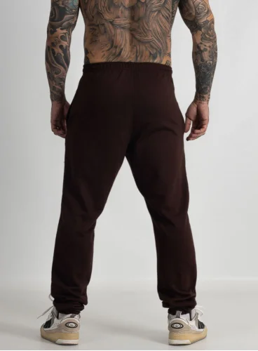 Calça Crown Training Moletom Slim Dark Marrom Produto Calça Crown Training Moletom Slim Dark Marrom