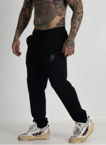 Calça de Moletom Crown Training  Raio Preta 