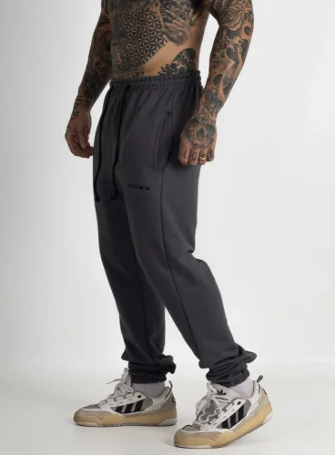 Calça de Moletom Crown Training Slim Dark Grafite Produto Calça de Moletom Crown Training Slim Dark Grafite