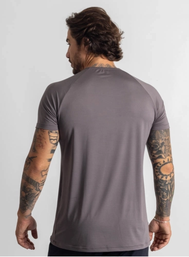 Camiseta Crown Dry Fit Lisa Grafite Produto Camiseta Crown Dry Fit Lisa Grafite