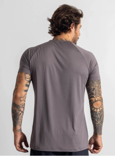 Camiseta Crown Dry Fit Lisa Grafite Produto Camiseta Crown Dry Fit Lisa Grafite