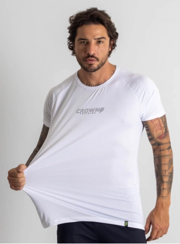 Camiseta Crown Dry Fit Ice Branca