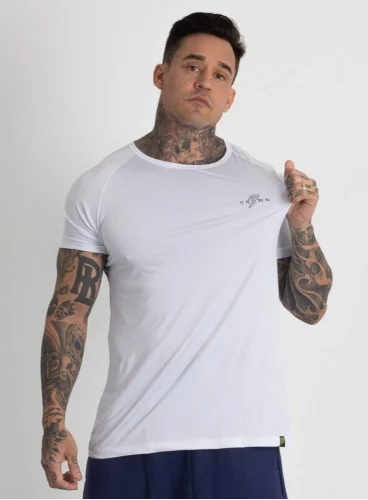 Camiseta Crown Dry Fit Ice Branca Blaze Reps Produto Camiseta Crown Dry Fit Ice Branca Blaze Reps