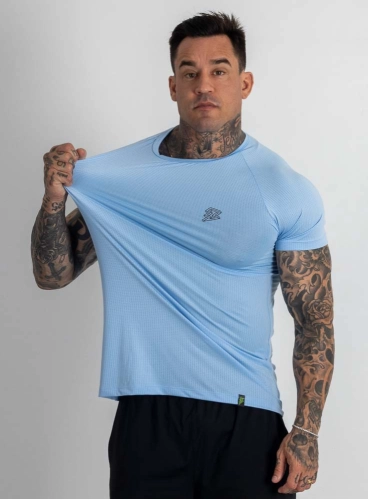 Camiseta Crown Dry Fit ice Classic Azul Bebê