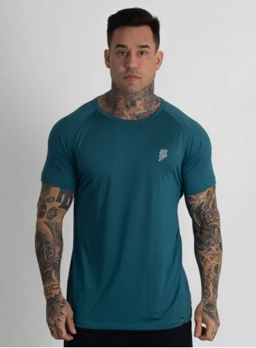 Camiseta Crown Dry Fit ice Classic Verde Petróleo Produto Camiseta Crown Dry Fit ice Classic Verde Petróleo