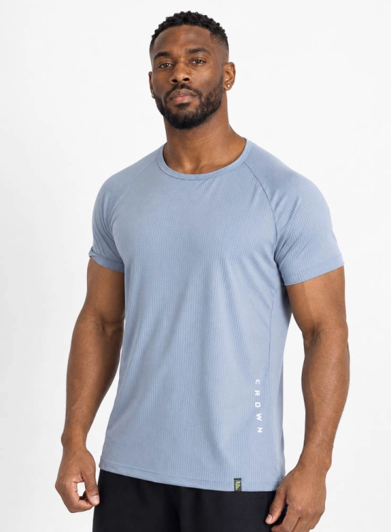 Camiseta Crown Dry Fit Ice Elemental Azul Bebê Produto Camiseta Crown Dry Fit Ice Elemental Azul Bebê