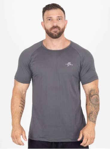 Camiseta Crown Dry Fit Ice Grafite Blaze Reps