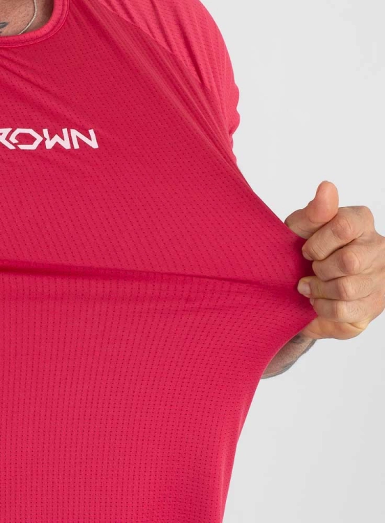 Camiseta Crown Dry Fit Ice Hardline Rosa Produto Camiseta Crown Dry Fit Ice Hardline Rosa