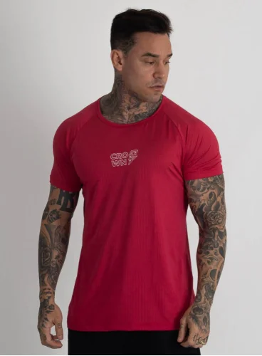 Produto Camiseta Crown Dry Fit ice Raio Rosa
