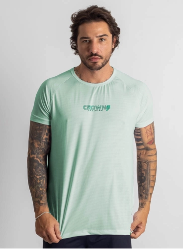 Camiseta Crown Dry Fit Ice Verde Menta