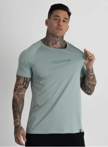 Produto Camiseta Crown Dry Fit Ice Verde Menta