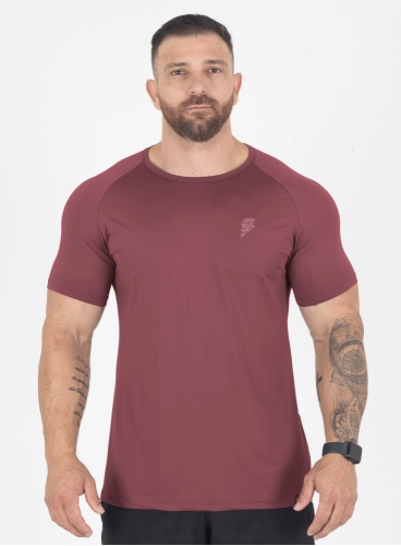 Produto Camiseta Crown Dry Fit Lisa Bordô