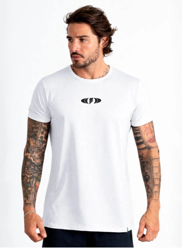 Camiseta Crown Polytech Bonerage Branca