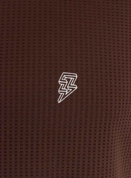 Produto Camiseta Crown Polytech Mini Logo Marrom