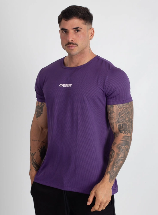 Camiseta Crown Polytech Roxa Produto Camiseta Crown Polytech Roxa