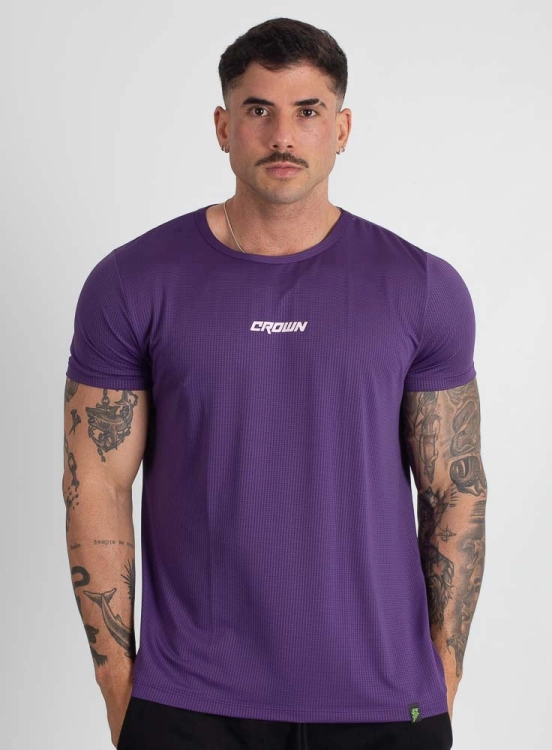 Camiseta Crown Polytech Roxa Produto Camiseta Crown Polytech Roxa